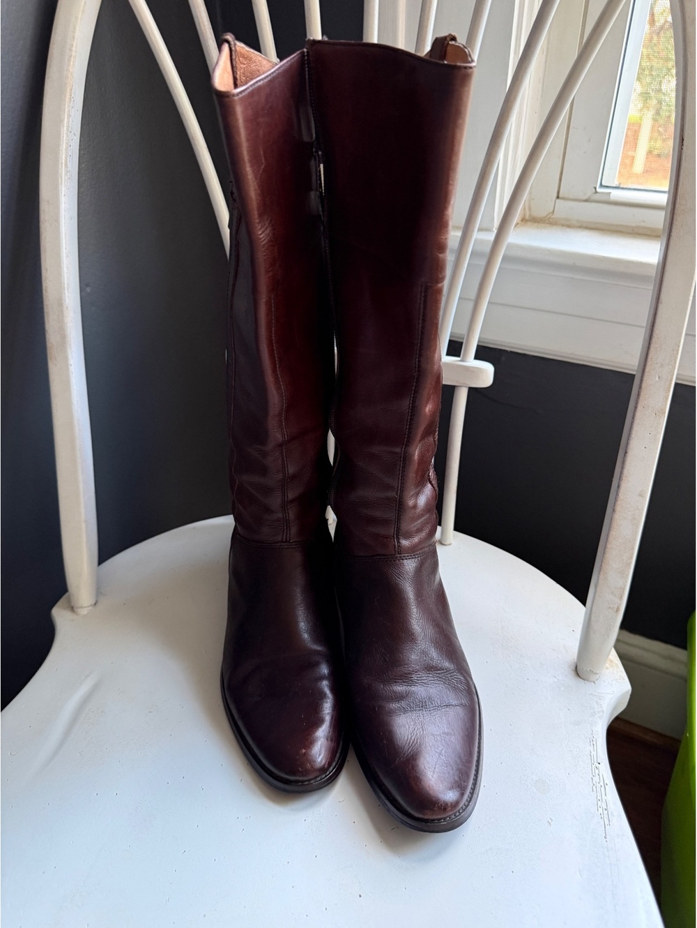 Vagabond Brown Leather Knee-High Riding Boots Size 38